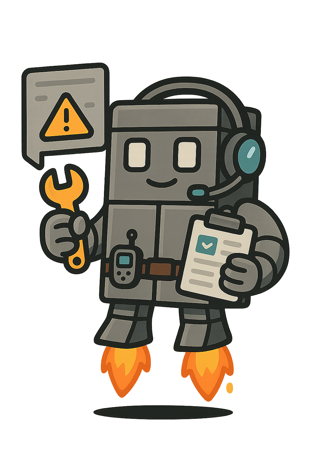 CloudShip Robot Mascot